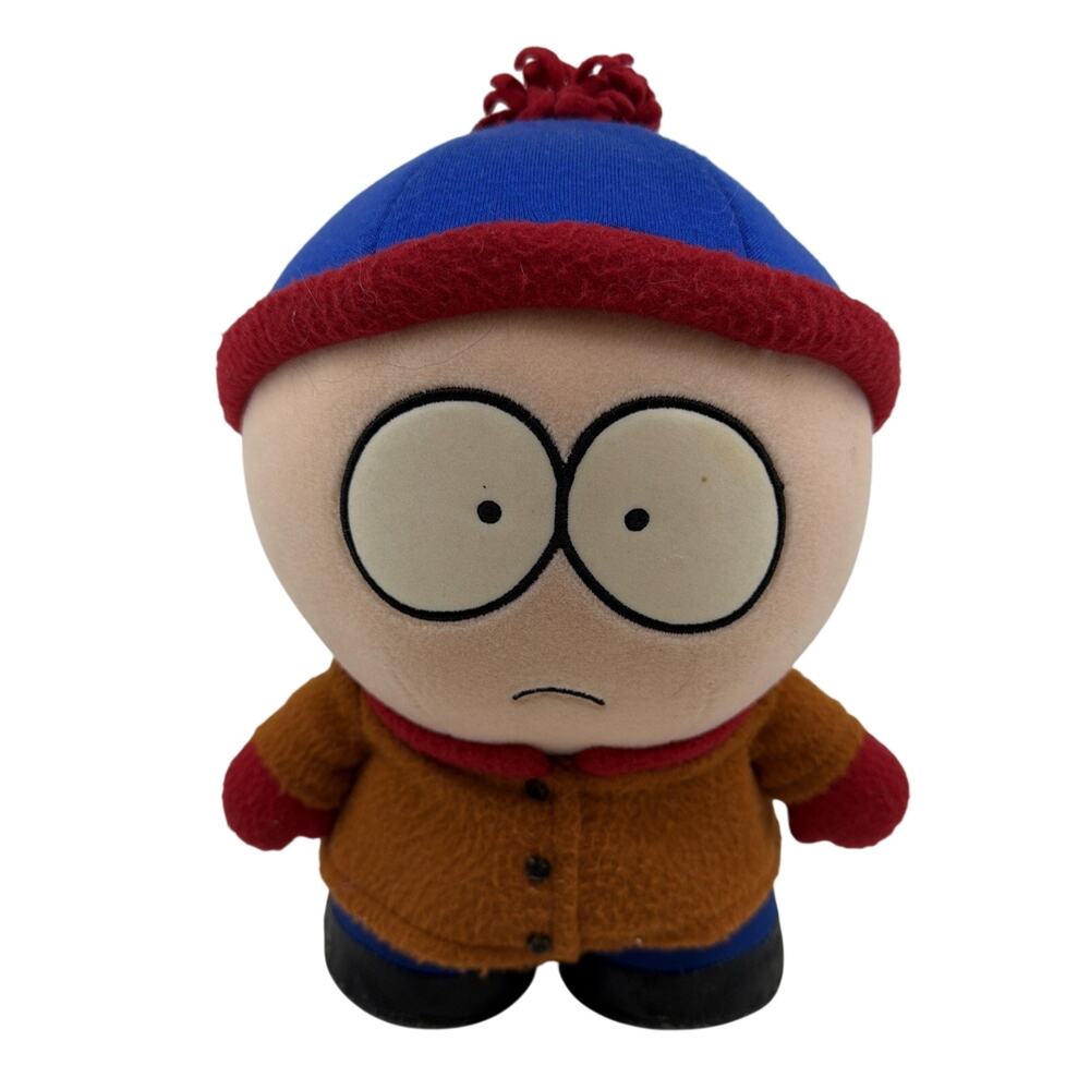 Vintage 1998 South Park Stan Marsh 9.75" Plush Doll Self Standing